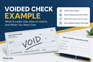 voided check example